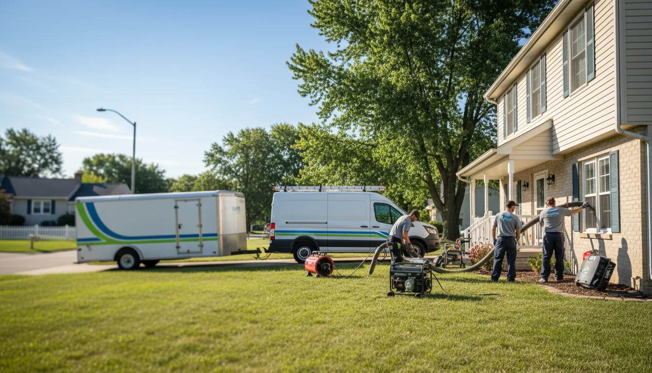 Flooded Basement Restoration And Cleanup With Repair in Reedsville, OH near me